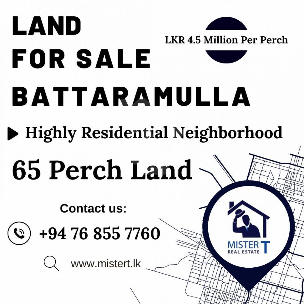 Land for Sale in Battaramulla...
